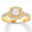 Diamond Engagement Ring 3/4 Carat tw 14K Yellow Gold