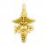 Nurse Practitioner Charm 14K Yellow Gold