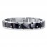 Men's Link Bracelet 1/10 ct tw Diamonds Stainless Steel