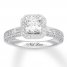 Neil Lane Diamond Engagement Ring 1-5/8 ct tw 14K White Gold