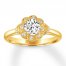 Diamond Engagement Ring 1 ct tw Round-cut 14K Yellow Gold