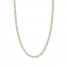 22" Figaro Chain Necklace 14K Two-Tone Gold Appx. 3.9mm
