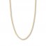 22" Curb Chain 10K Yellow Gold Appx. 4.4mm