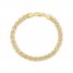 Men's Mariner Link Bracelet 10K Yellow Gold 8.5"