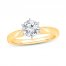 GSI Diamond Solitaire Engagement Ring 3 ct tw 14K Yellow Gold