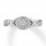 Diamond Fashion Ring 1/5 Carat tw 10K White Gold
