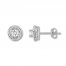 Diamond Earrings 1/4 ct tw Round-cut 10K White Gold