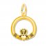 Claddagh Charm 14K Yellow Gold