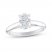 Diamond Solitaire Engagement Ring 1 ct tw Oval-Cut 10K White Gold