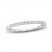 Diamond Wedding Band 1/15 ct tw Round-cut 14K White Gold