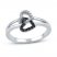 Black/White Diamond Promise Ring 1/6 ct tw Sterling Silver