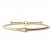 Love + Be Loved Lab-Created Ruby Bolo Bracelet 10K Yellow Gold