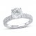 Lab-Created Diamonds by KAY Engagement Ring 2-1/3 ct tw Round-Cut 14K White Gold