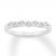 Diamond Anniversary Band 1/5 ct tw Round-cut 10K White Gold