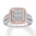 Diamond Engagement Ring 1-3/4 ct tw Princess/Round 14K Gold