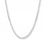 Box Chain 14K White Gold 18" Length