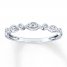 Diamond Anniversary Band 1/10 ct tw Round-cut 10K White Gold