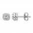 Diamond Earrings 1/4 ct tw Round-cut 10K White Gold