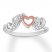 Diamond "I Love You" Ring 10K Two-Tone Gold