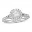 Neil Lane Diamond Engagement Ring 1 ct tw Round-cut 14K White Gold
