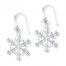 Snowflake Earrings Sterling Silver