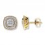 Previously Owned Diamond Earrings 1/4 ct tw 10K Yellow Gold