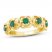 Center of Me Emerald Ring 10K Yellow Gold