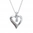 Previously Owned Diamond Necklace 1/8 ct tw 10K White Gold