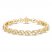 Encircled by Love Diamond Line Bracelet 1 ct tw Round-cut 10K Yellow Gold 7.25"
