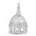 St. Peter's Basilica Sterling Silver Charm