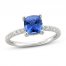 Le Vian Couture Sapphire Ring 1/3 ct tw Diamonds 18K Vanilla Gold