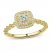 Diamond Engagement Ring 1/3 ct tw Round-cut 10K Yellow Gold