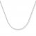 Cable Chain Necklace 14K White Gold 18" Length