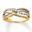 Diamond Ring 1/4 ct tw Round-cut 10K Yellow Gold