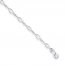 Sterling Silver Bracelet Oval Loop Chain