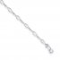 Sterling Silver Bracelet Oval Loop Chain