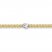 Heart Anklet 10K Two-Tone Gold 9.5-inch Length