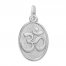 Yoga Charm Om Symbol Sterling Silver
