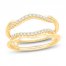 Diamond Enhancer Ring 1/5 ct tw 14K Yellow Gold
