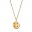 Diamond Star Compass Necklace 1/10 Carat 10K Yellow Gold 20