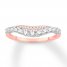 Diamond Anniversary Band 1/2 ct tw Round-cut 14K Rose Gold