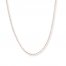 Singapore Chain Necklace 14K Two-Tone Gold 24" Length