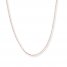 Singapore Chain Necklace 14K Two-Tone Gold 24" Length