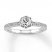 Diamond Engagement Ring 1/2 ct tw 14K White Gold