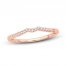 Diamond Wedding Band 1/15 ct tw Round-cut 14K Rose Gold