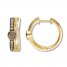 Le Vian Diamond Hoop Earrings 3/4 ct tw 14K Honey Gold