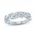 Monique Lhuillier Bliss Diamond Wedding Band 1-1/4 ct tw Pear & Round-cut 18K White Gold