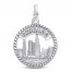 Chicago Skyline Charm Sterling Silver