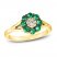 Le Vian Diamond & Emerald Ring 1/20 ct tw Diamonds 14K Honey Gold