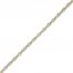 Men's Singapore Chain Necklace 14K Yellow Gold 22"